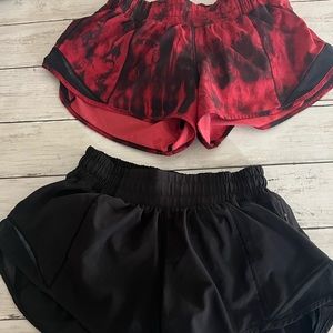 Lululemon shorts - gently used. Selling together.